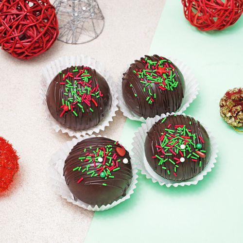 Festive Cocoa Delight Bombs