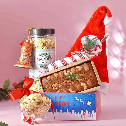 Joyful Festive Goodies Basket