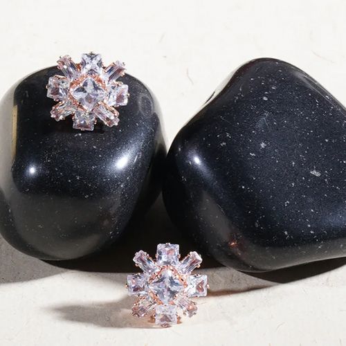 Chic Radiant Stone Studs