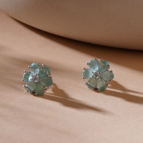 Elegant Seafoam Stone Earrings