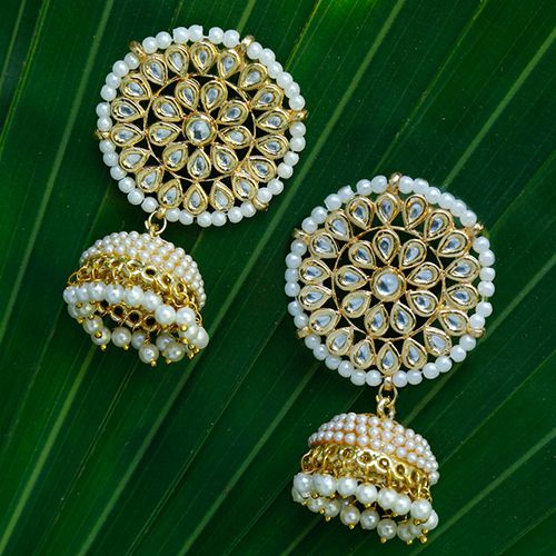 Luxe Kundan Earrings Pair