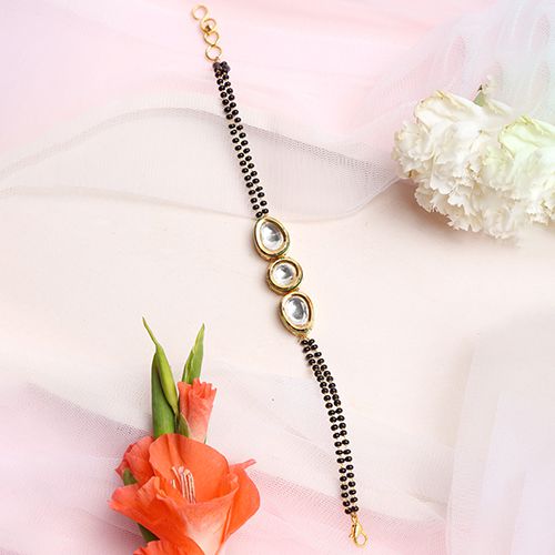 Majestic Kundan Bracelet Mangalsutra