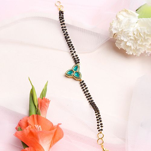 Kundan Bracelet Mangalsutra Elegance