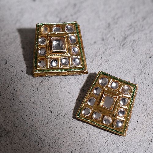 Timeless Elegance Kundan Earrings