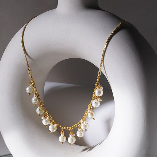 Timeless Gold Pearl Pendant