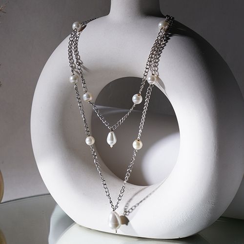 Timeless Pearl   Silver Layers