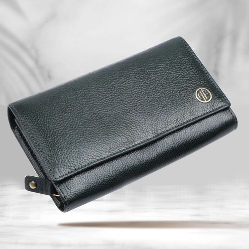 Stylish Leather RFID Protected Ladies Purse