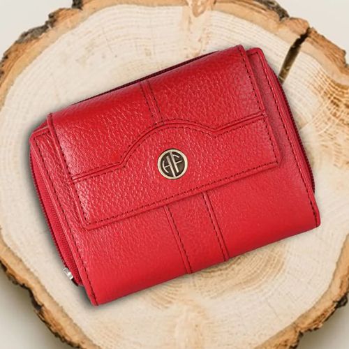 Stylish Leather RFID Protected Womens Purse