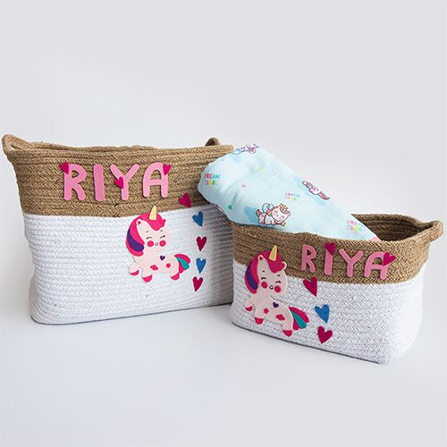 Premium Cotton Rope Baskets Set