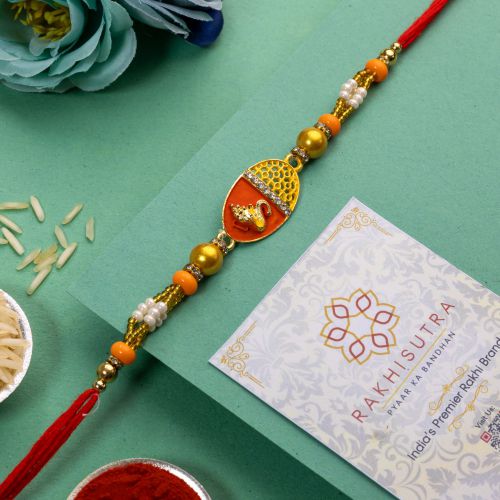 Beautiful AD Rakhi Gift