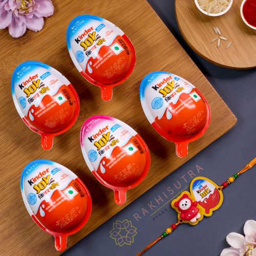 Quirky Kinder Joy Rakhi Set