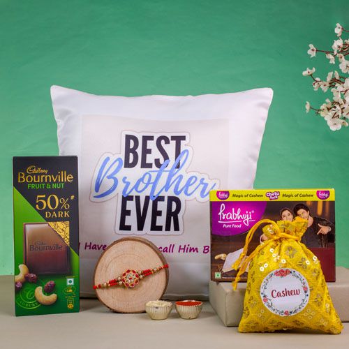 Best Brother Rakhi Combo Gift Basket