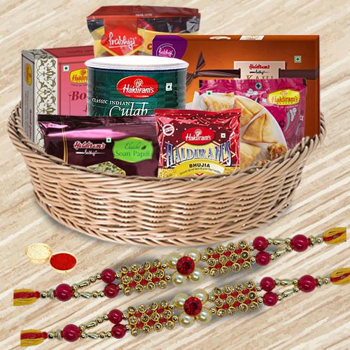 Haldirams Assortment Rakhi Gift Basket