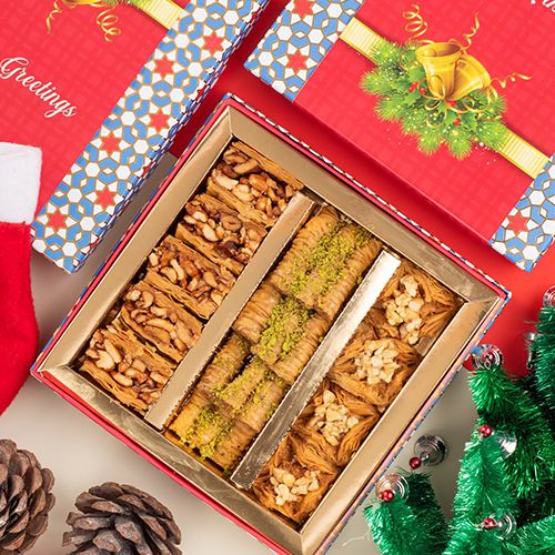 Christmas Treats Assorted Baklava Box