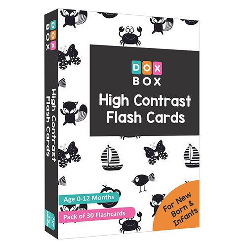 High Contrast Flashcards  30 Laminated Set